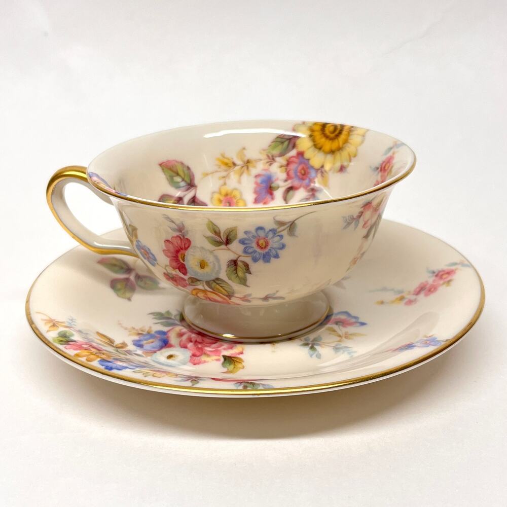 Vintage Castleton Sunnybrooke Cup and Saucer Made in the USA